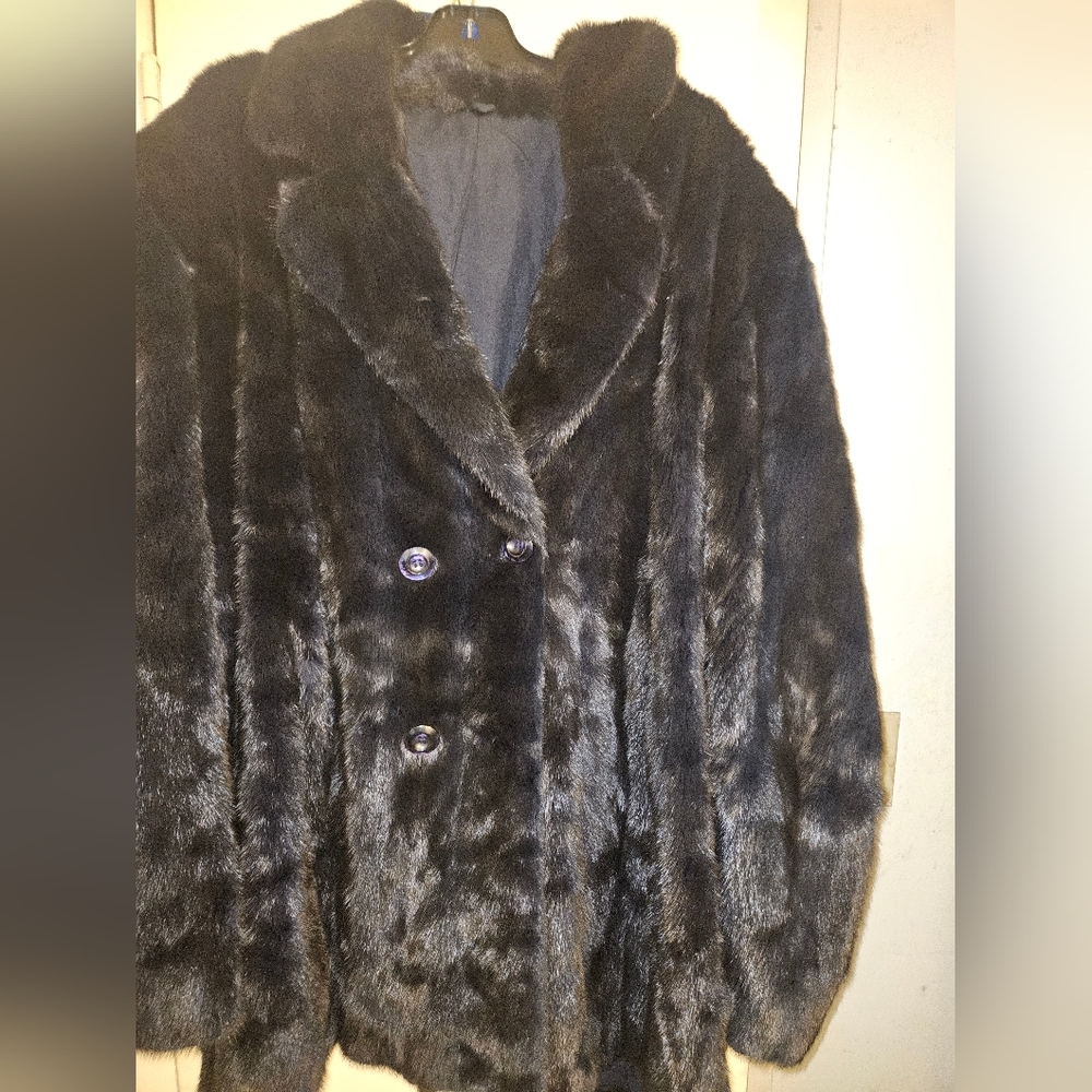 Men's mink bomber jacket